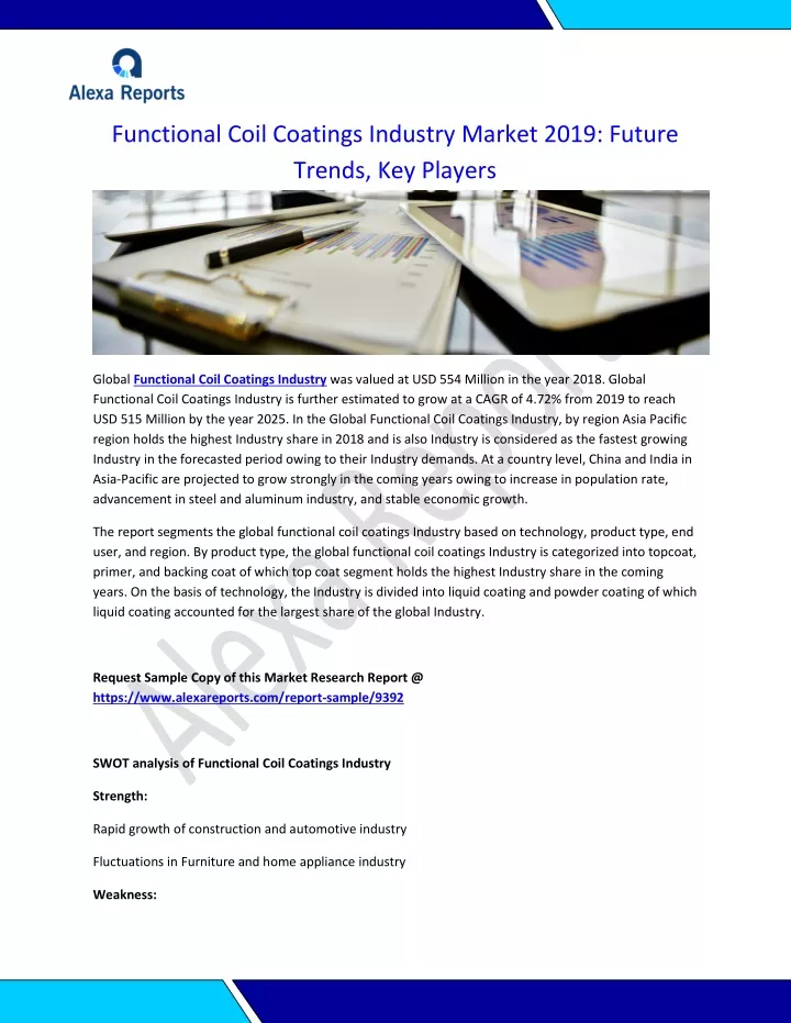 functional coil coatings industry market 2019
