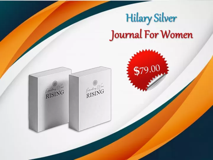 hilary silver journal for women