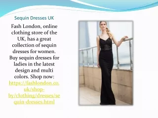 Sequin Dresses UK