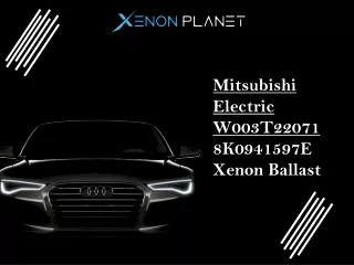 mitsubishi electric w003t22071 8k0941597e xenon ballast