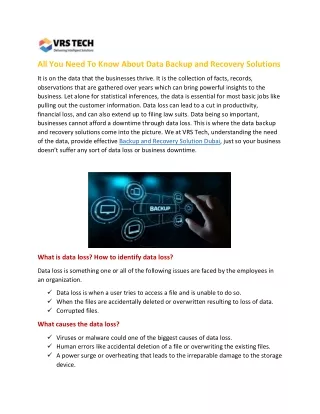 all you need to know about data backup