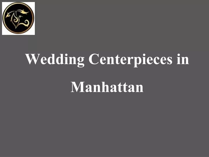 wedding centerpieces in manhattan