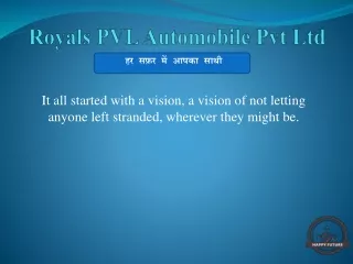 Best Automobile Service providing company in india. plusfog Agent ppt