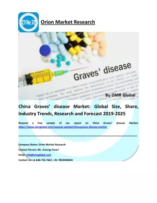 China Graves’ disease Market: Growth, Size, Share and Forecast 2019-2025