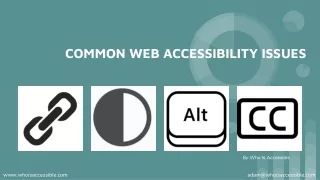 Common Web Accessibility Issues on Websites