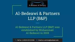 Al Bedeawi & Partners LLP - Wesbite One Look Presentation
