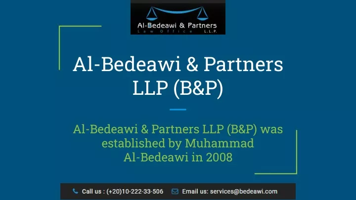 al bedeawi partners llp b p