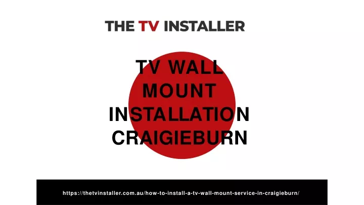 tv wall mount i n s t a ll a t i o n craigieburn