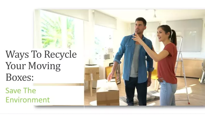 ways to recycle your moving boxes