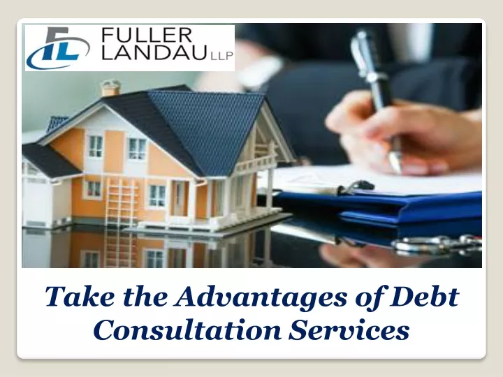 take the advantages of debt consultation services