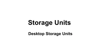 desktop storage units
