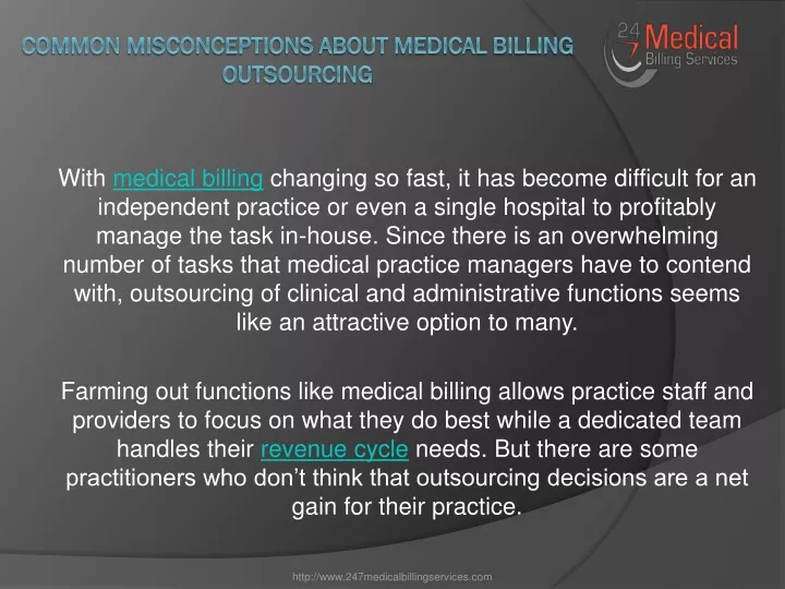 common misconceptions about medical billing outsourcing
