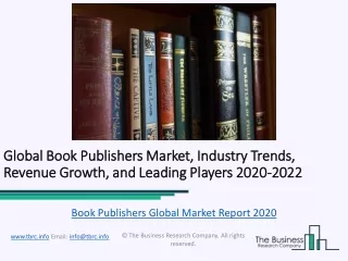 Book Publishers Global Market Report 2020