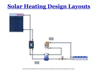 solar heating design layouts