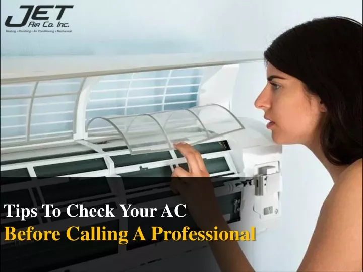 tips to check your ac before calling
