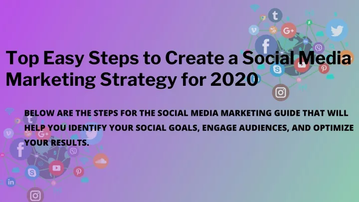 top easy steps to create a social media marketing