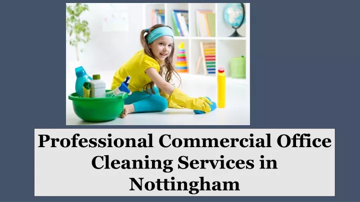 professional commercial office cleaning services