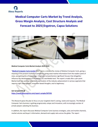 medical computer carts market by trend analysis