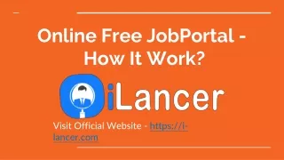 Online free JobPortal - How it Work
