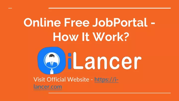 online free jobportal how it work