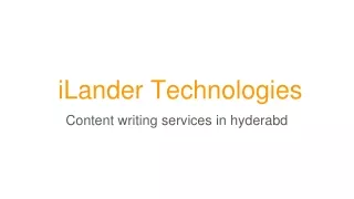 ilander technologies