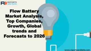 flow battery market analysis top companies growth