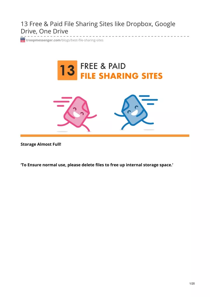 13 free paid file sharing sites like dropbox