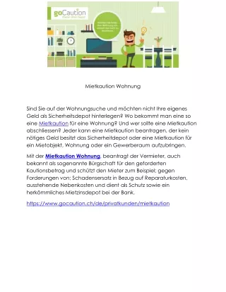 mietkaution wohnung