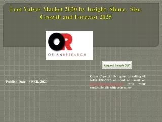 foot valves market 2020 by insight share size growth and forecast 2025