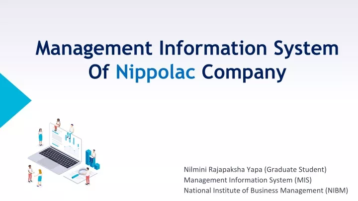 management information system of nippolac company