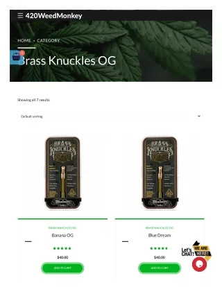 Buy Brass Knuckles Og Online|420WeedMonkey