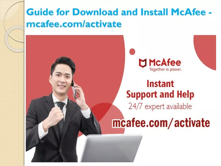 guide for download and install mcafee mcafee com activate