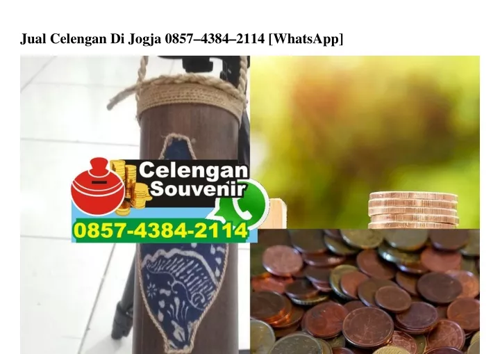 jual celengan di jogja 0857 4384 2114 whatsapp