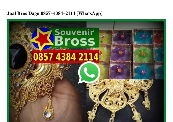 jual bros dagu 0857 4384 2114 whatsapp