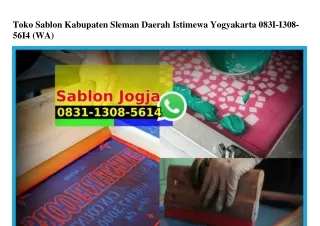 Toko Sablon Kabupaten Sleman Daerah Istimewa Yogyakarta 0831~1308~5614[wa]