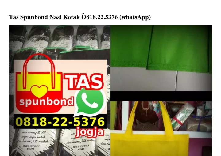 tas spunbond nasi kotak 818 22 5376 whatsapp