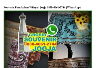 Souvenir Pernikahan Wilayah Jogja Ö838.4Ö61.2744[wa]