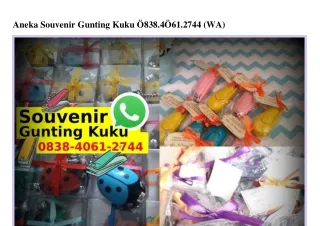 Aneka Souvenir Gunting Kuku Ö838·4Ö61·2744[wa]