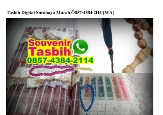 Tasbih Digital Surabaya Murah 0857·4384·2II4[wa]
