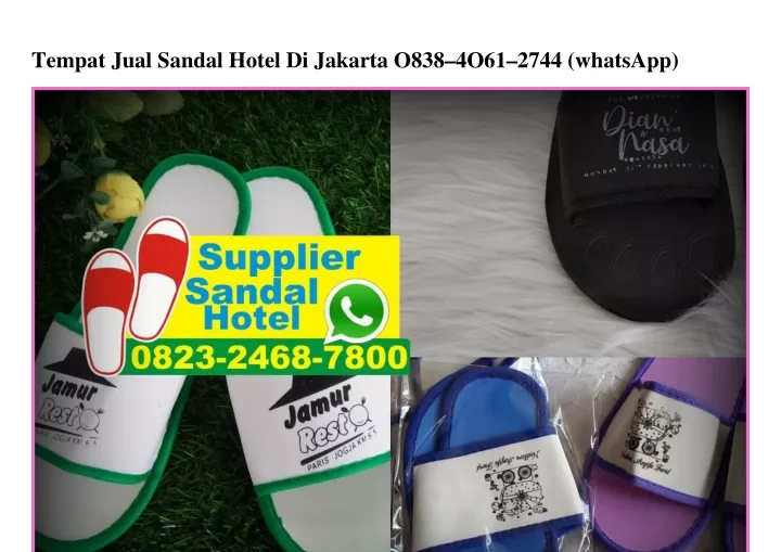 tempat jual sandal hotel di jakarta o838 4o61