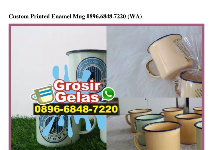 custom printed enamel mug 0896 6848 7220 wa