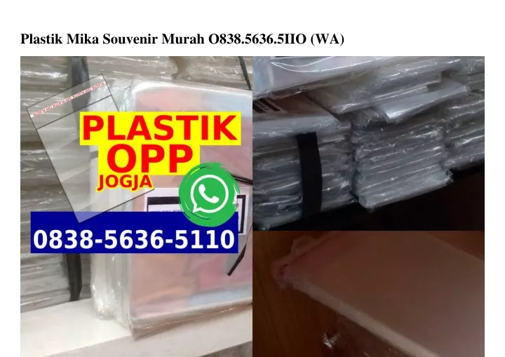 plastik mika souvenir murah o838 5636 5iio wa