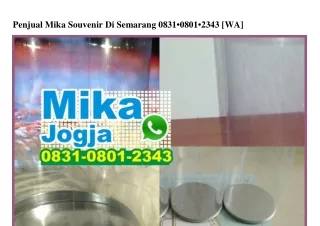 Penjual Mika Souvenir Di Semarang O831~O8O1~2343[wa]