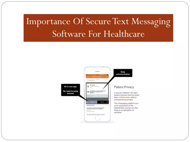 importance of secure text messaging software