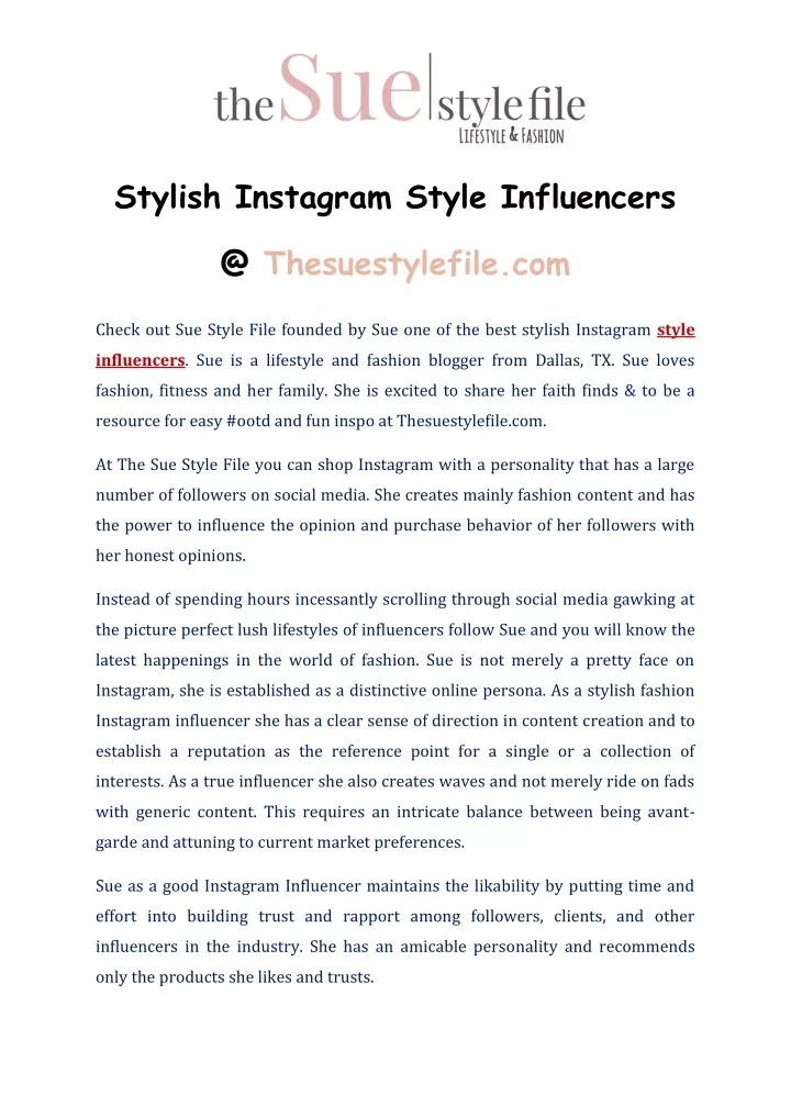 stylish instagram style influencers