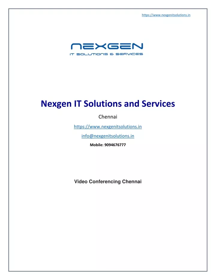 https www nexgenitsolutions in