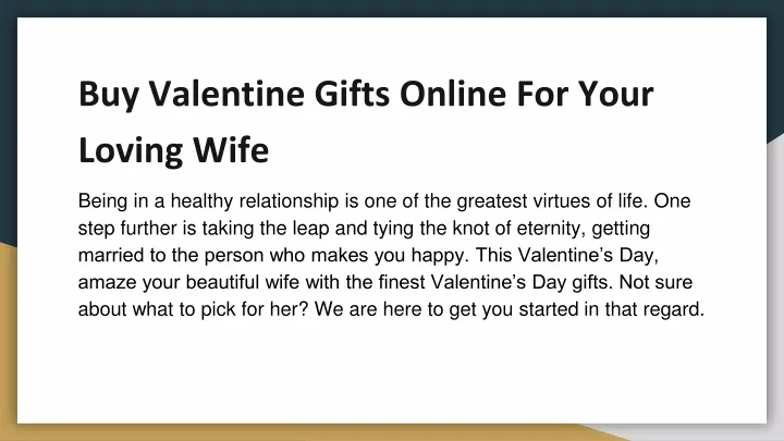 buy valentine gifts online for your loving wife
