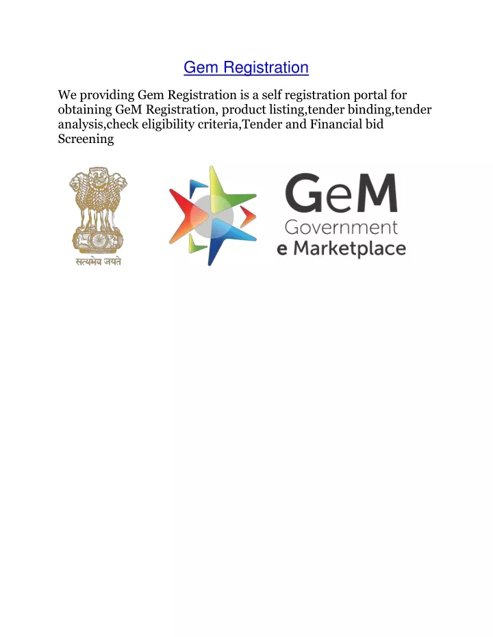 gem registration