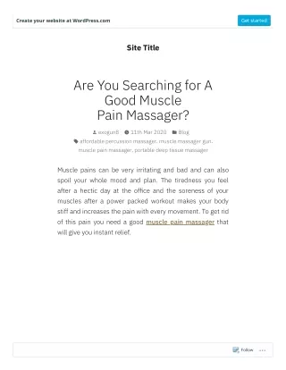 get started