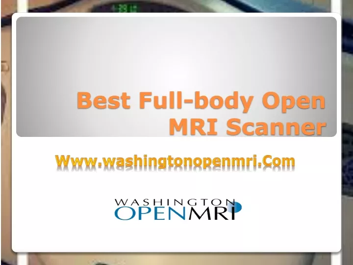 best full body open mri scanner
